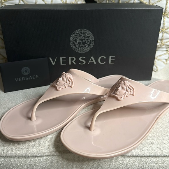 Versace Shoes - Versace Rubber Thong Sandals